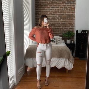 COPY - Kendall & Kylie off the shoulder top